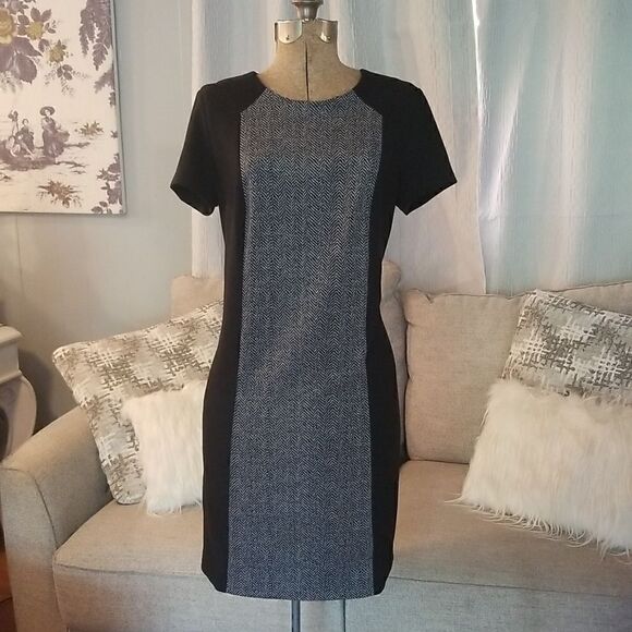 Michael Kors Gray and Black  Dress - Picture 5 of 11